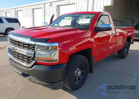 2016 Chevrolet Silverado 1500 Wt from USA, damaged, VIN 1GCNCNEH2GZ276081